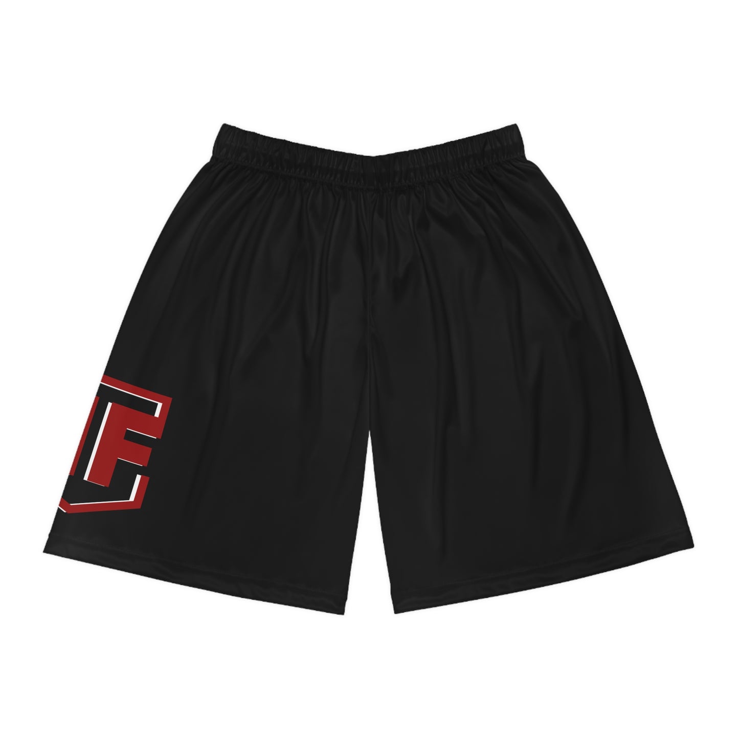 Black Logo Team No Fear Basketball Shorts