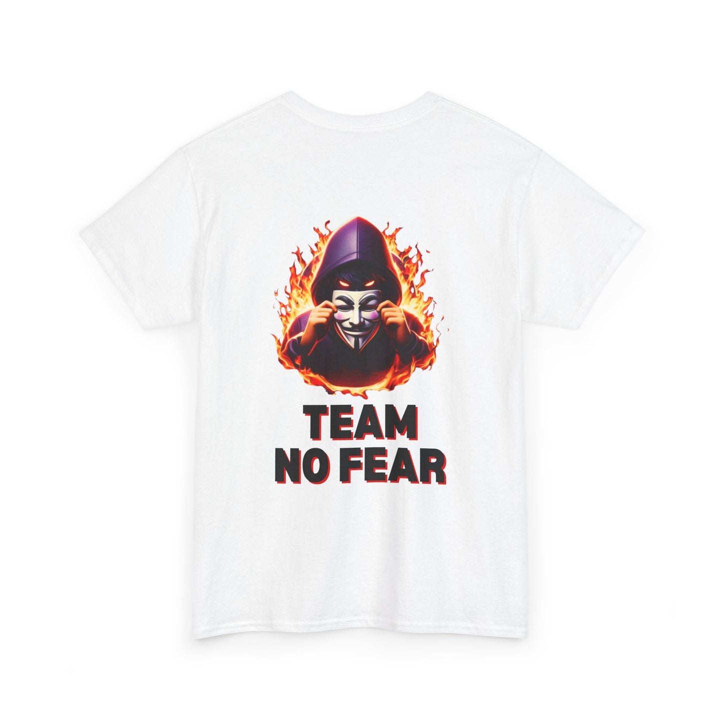 Two-Sided Graphic Team No Fear T-Shirt (Large Back Graphic)