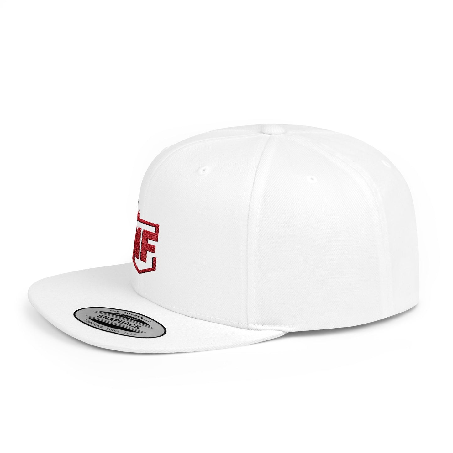 Team No Fear Logo Flat Bill Snapback - Embroidered