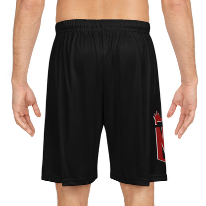 Black Logo Team No Fear Basketball Shorts