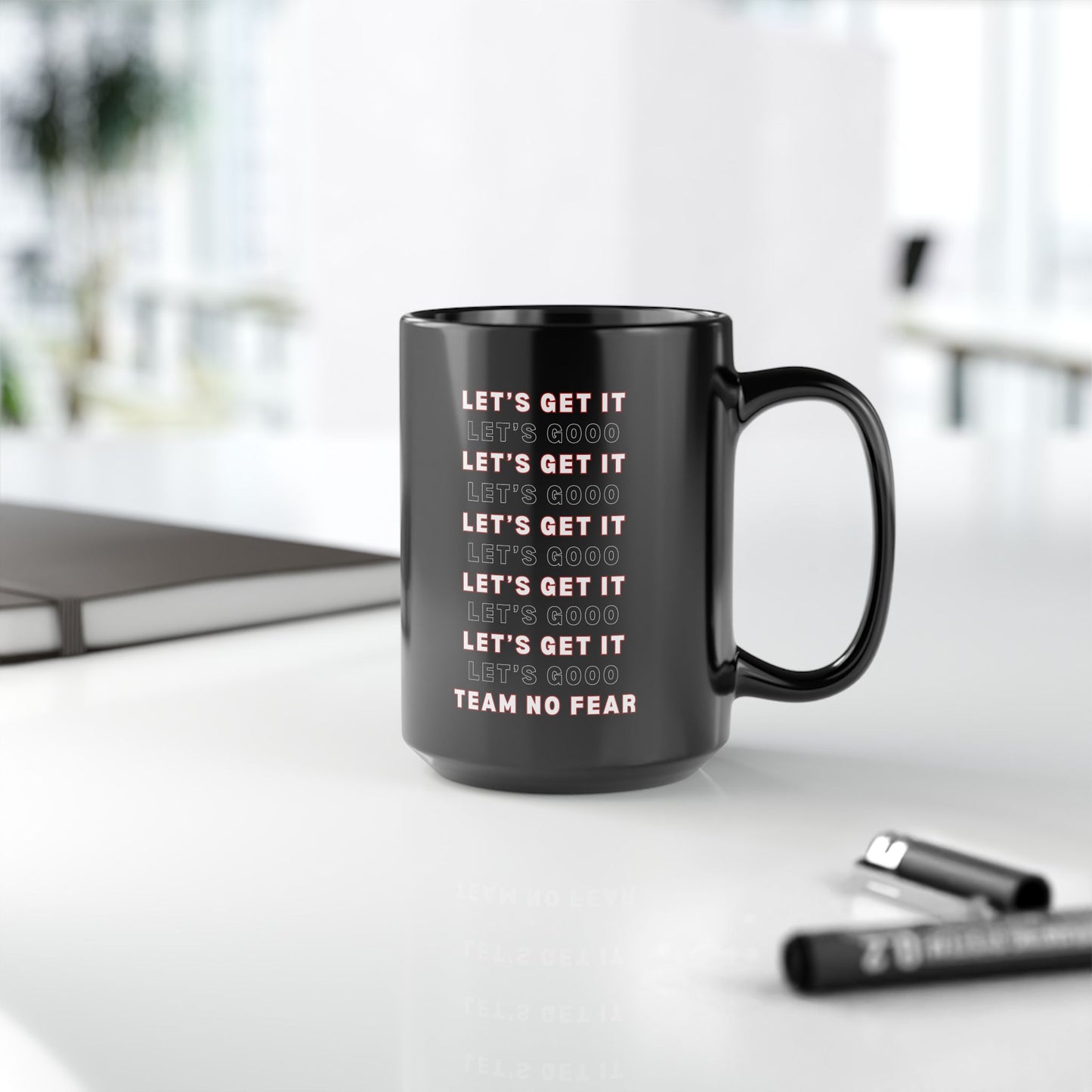 Graphic Lets Get it Lets Gooooo Mug, 15oz