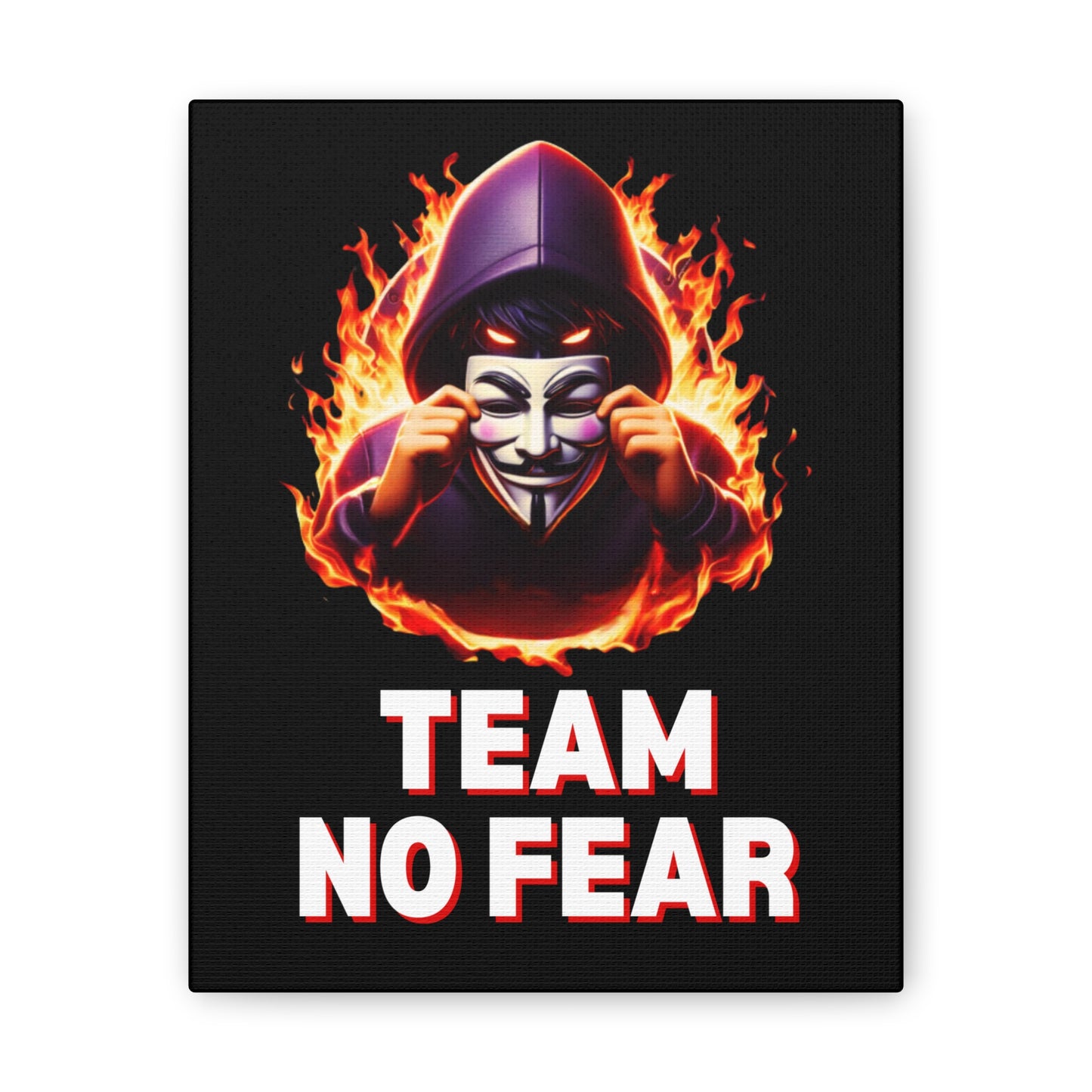 Team No Fear Graphic Game Room Wall Art