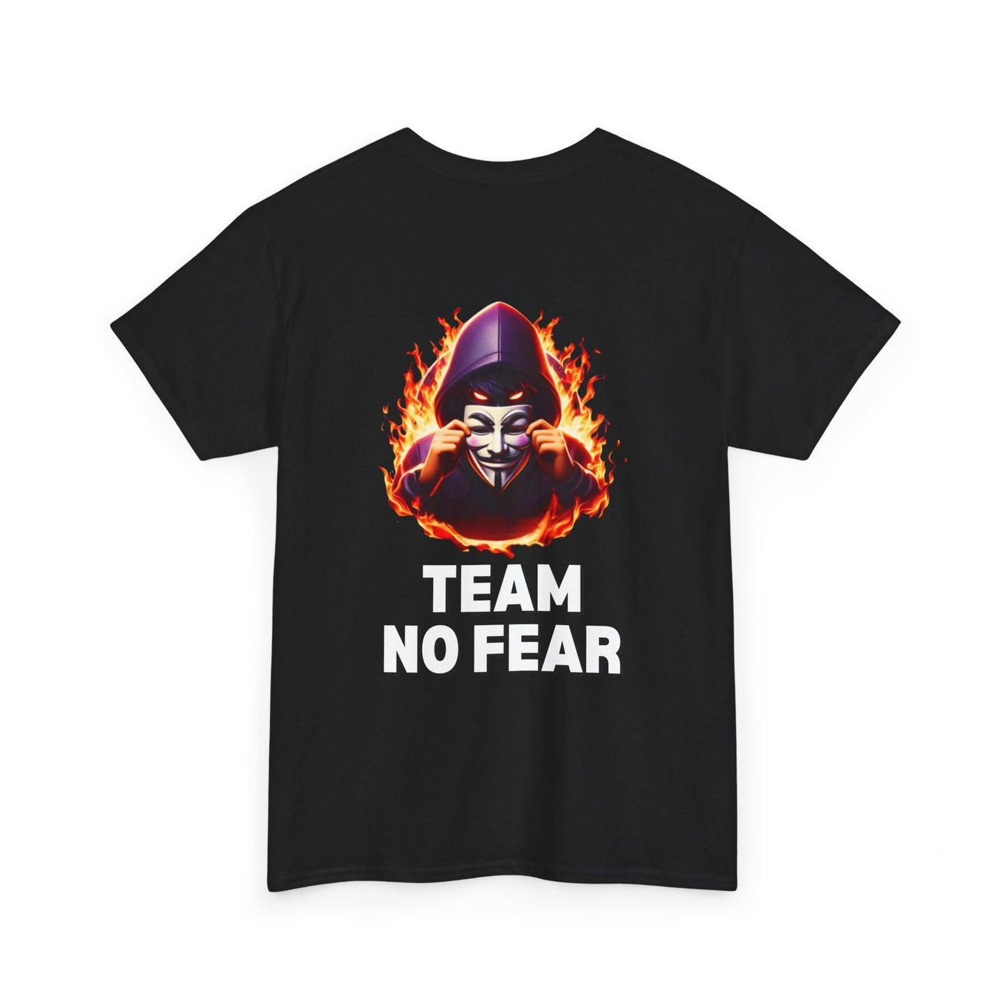 Two-Sided Graphic Team No Fear T-Shirt (Large Back Graphic)