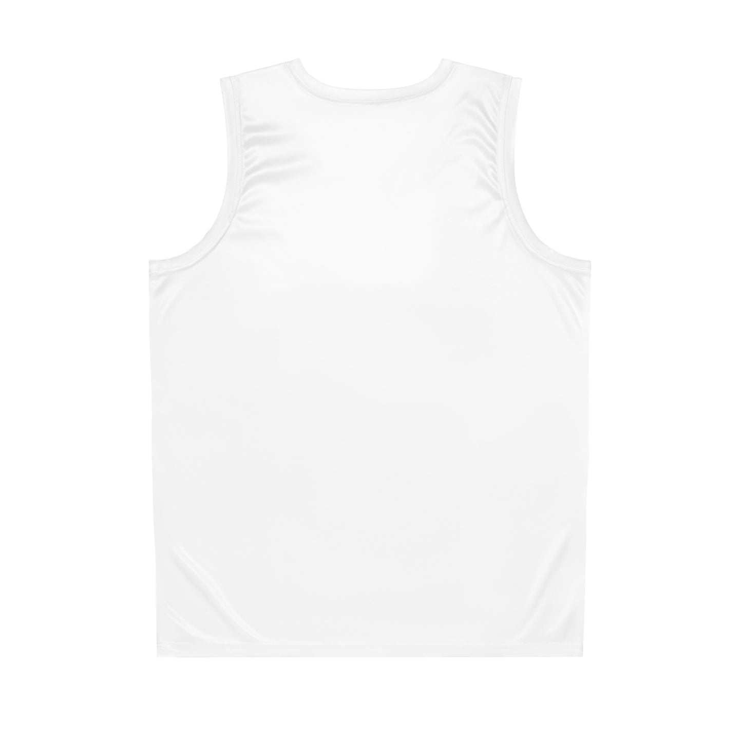 White Logo Team No Fear Basketball Jersey