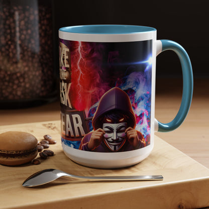 Team No Fear Banner Mug: 15 oz