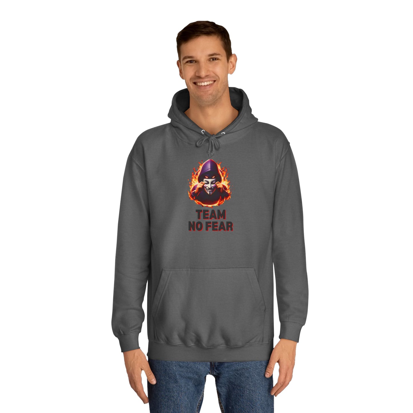 Team No Fear Graphic Unisex Pullover Hoodie