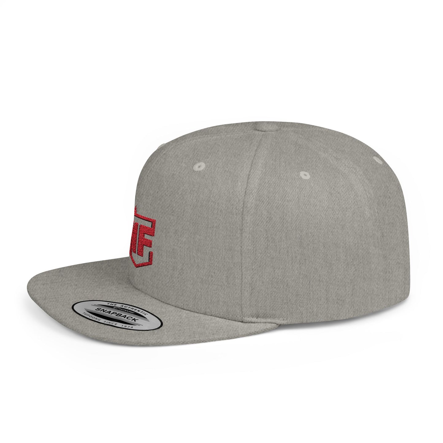 Team No Fear Logo Flat Bill Snapback - Embroidered