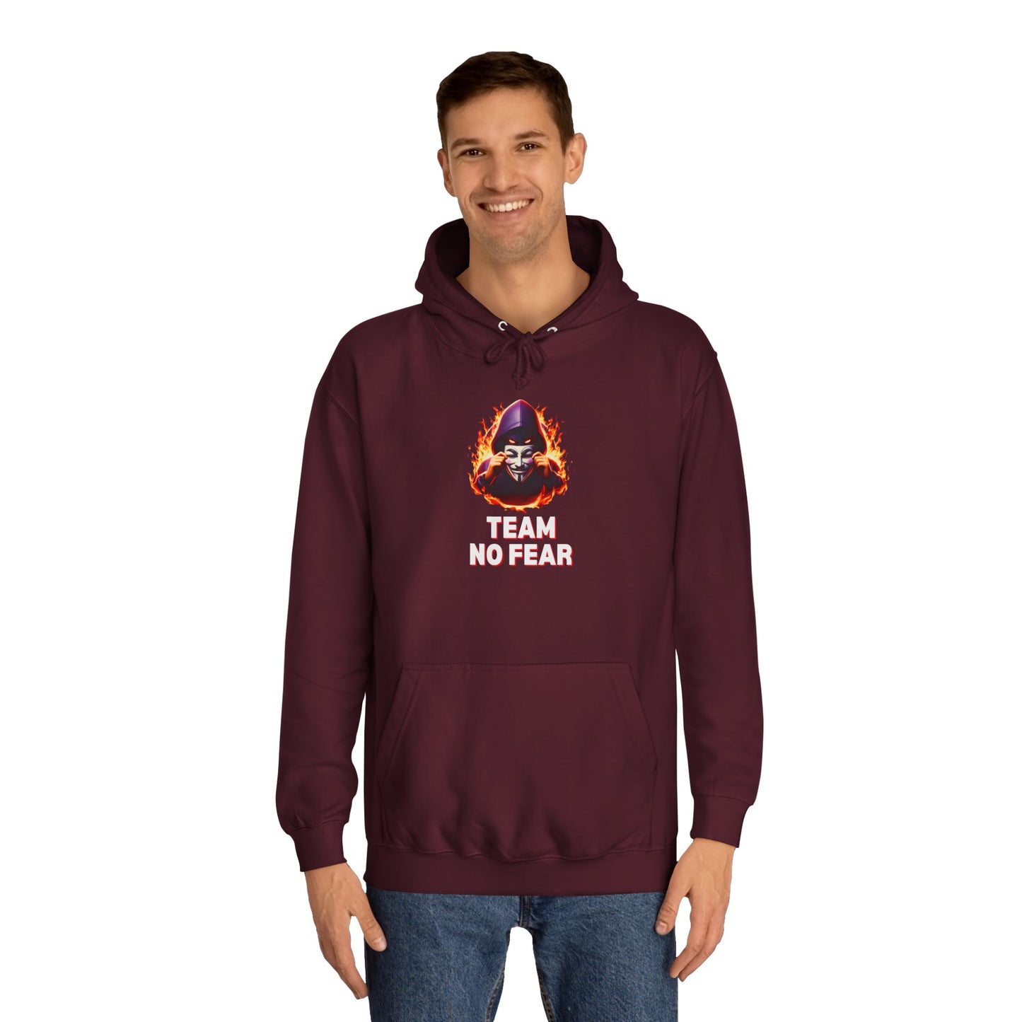 Team No Fear Graphic Unisex Pullover Hoodie