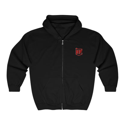 Team No Fear Logo Unisex Heavy Full Zip Hoodie Sweatshirt