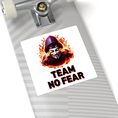 Team No Fear Square Stickers