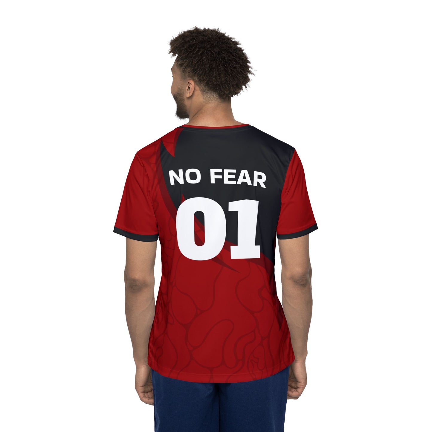 Personalized Team No Fear Graphic Jersey