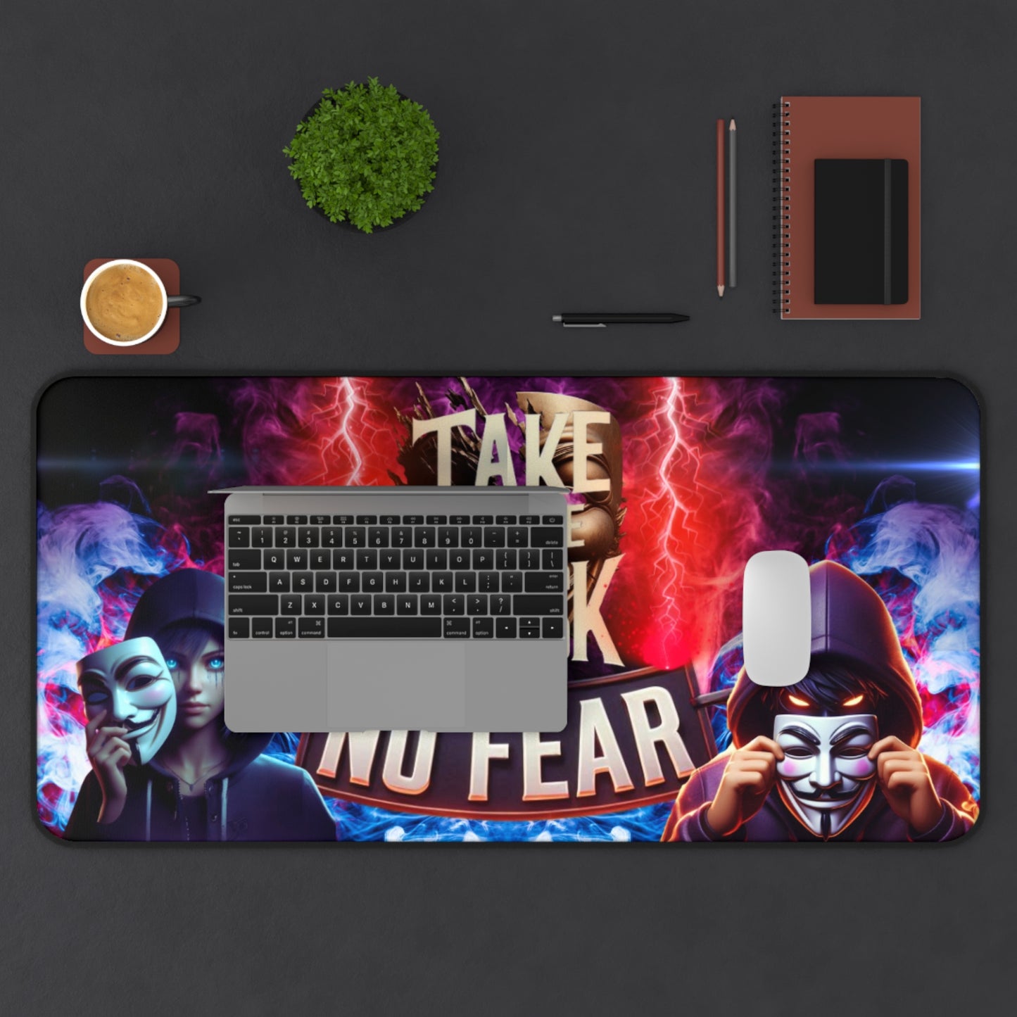 Team No Fear Banner Desk Mat