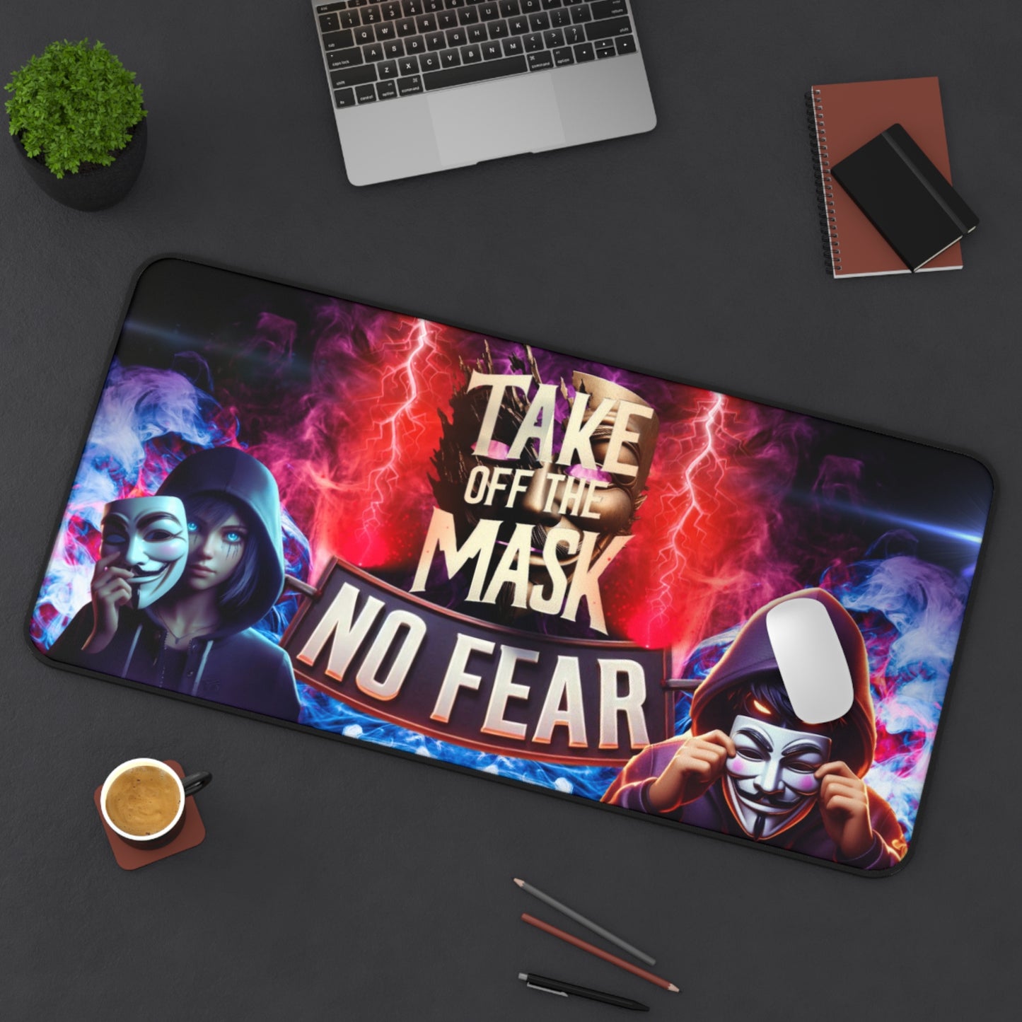 Team No Fear Banner Desk Mat