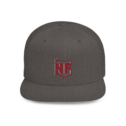 Team No Fear Logo Flat Bill Snapback - Embroidered