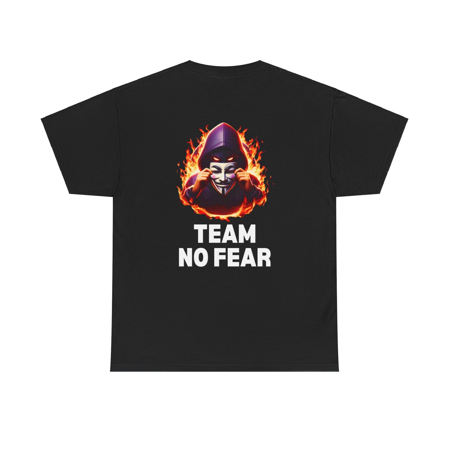 Two-Sided Graphic Team No Fear T-Shirt (Large Back Graphic)