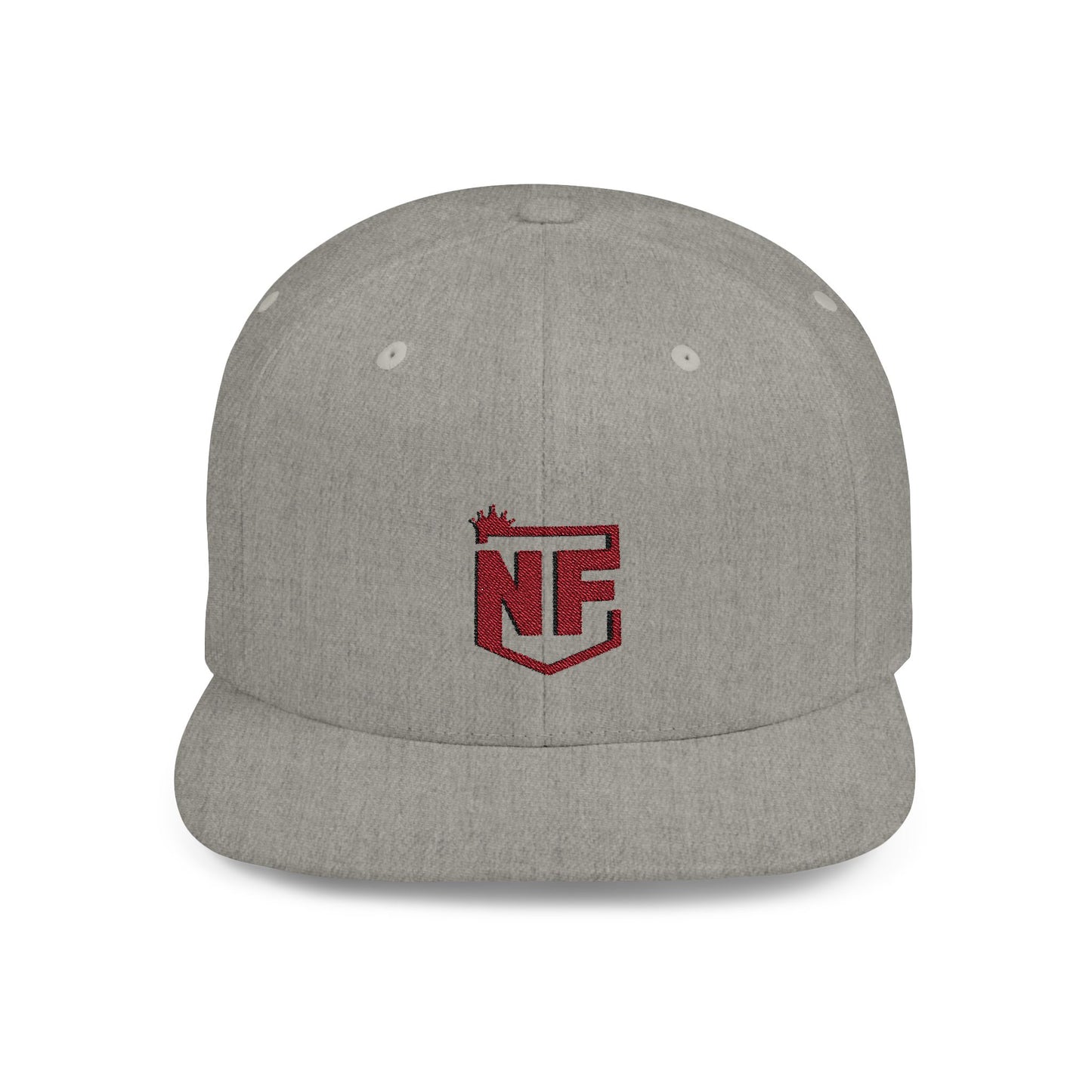 Team No Fear Logo Flat Bill Snapback - Embroidered