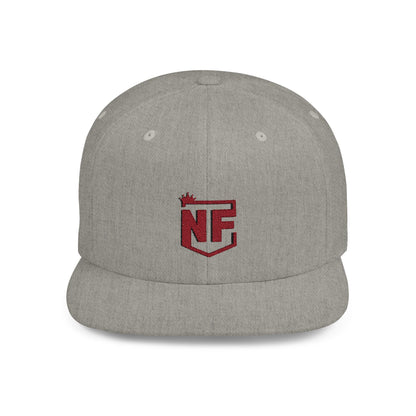 Team No Fear Logo Flat Bill Snapback - Embroidered