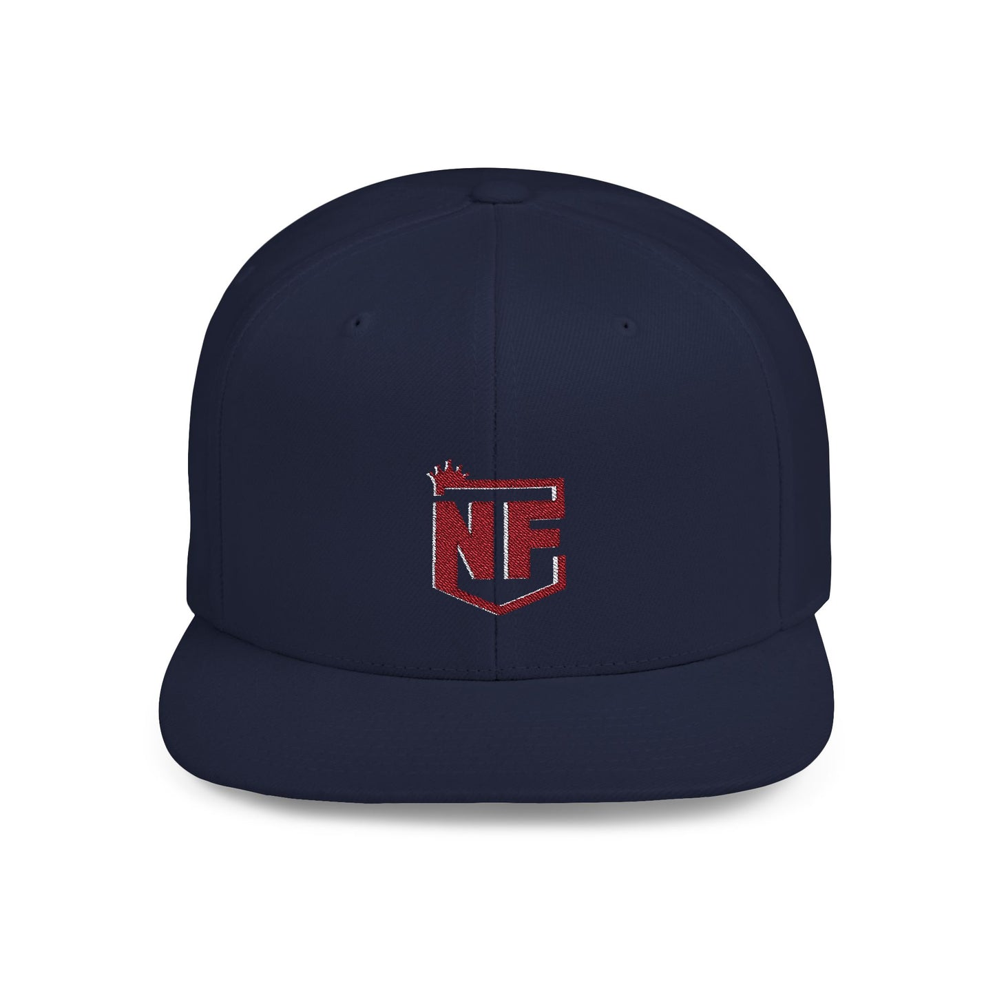 Team No Fear Logo Flat Bill Snapback - Embroidered