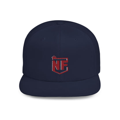 Team No Fear Logo Flat Bill Snapback - Embroidered