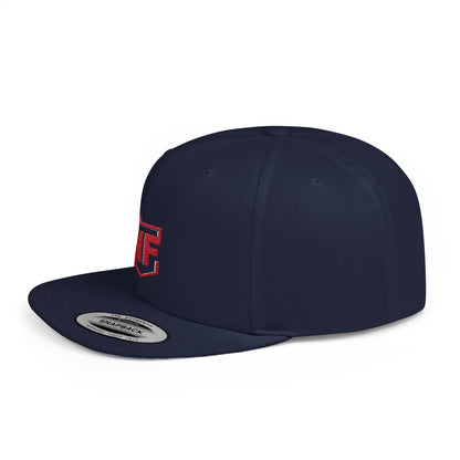 Team No Fear Logo Flat Bill Snapback - Embroidered