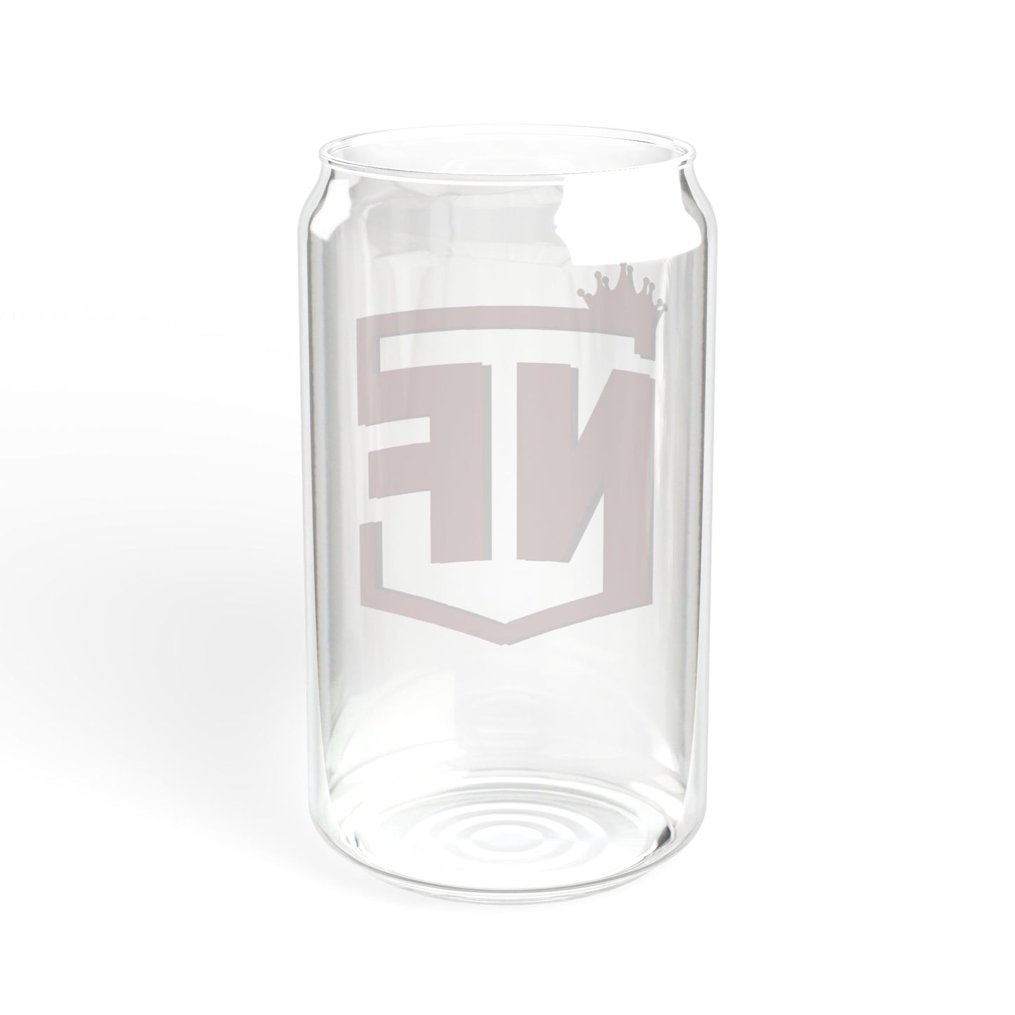 Team No Fear Logo Sipper Glass, 16oz