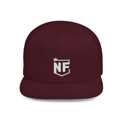 Team No Fear Logo Flat Bill Snapback - Embroidered