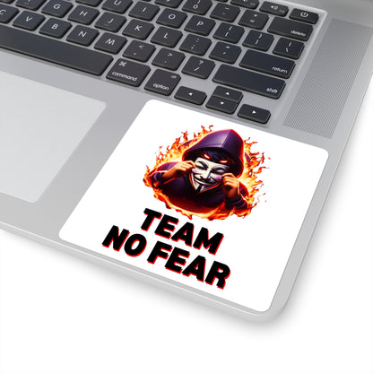 Team No Fear Square Stickers