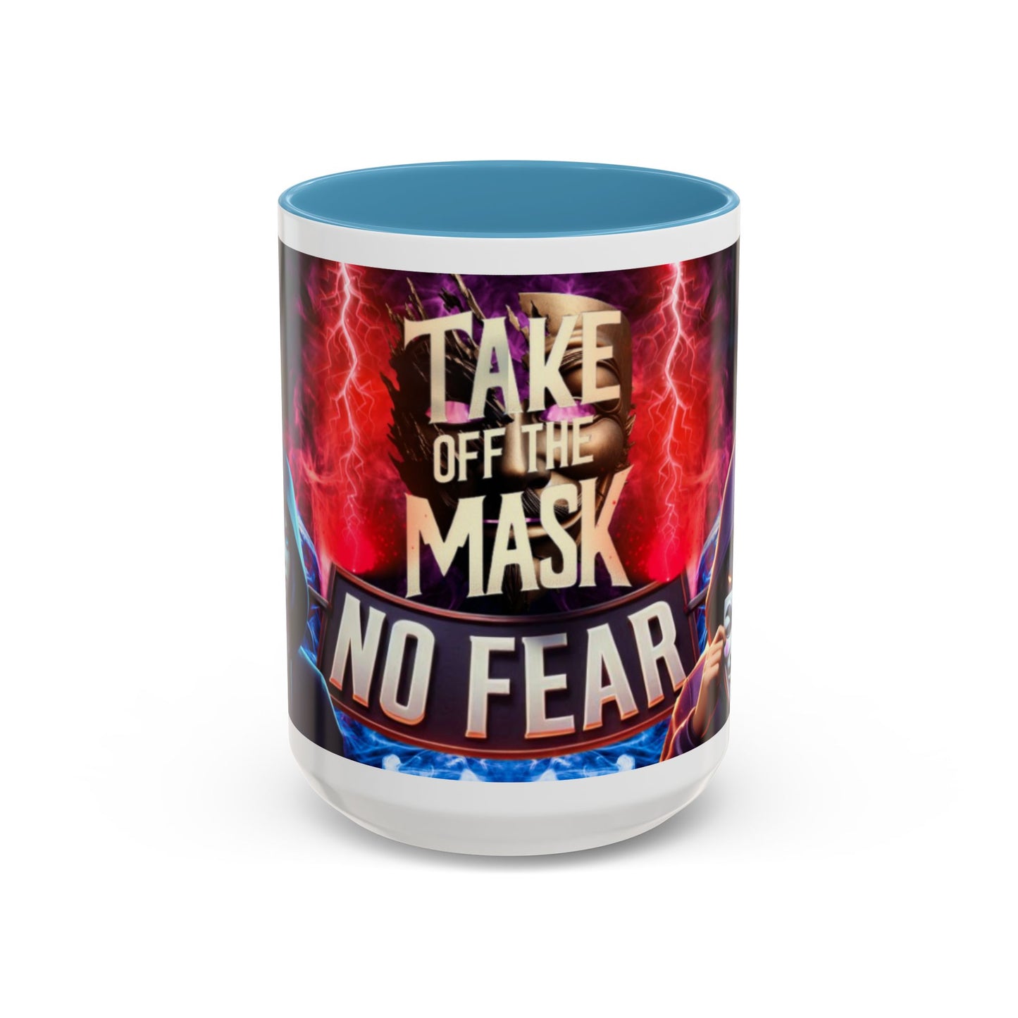 Team No Fear Banner Mug: 15 oz