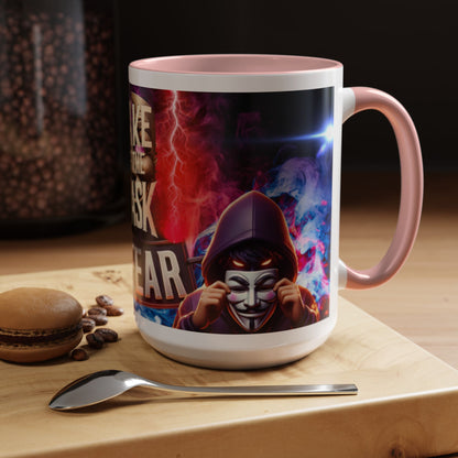 Team No Fear Banner Mug: 15 oz