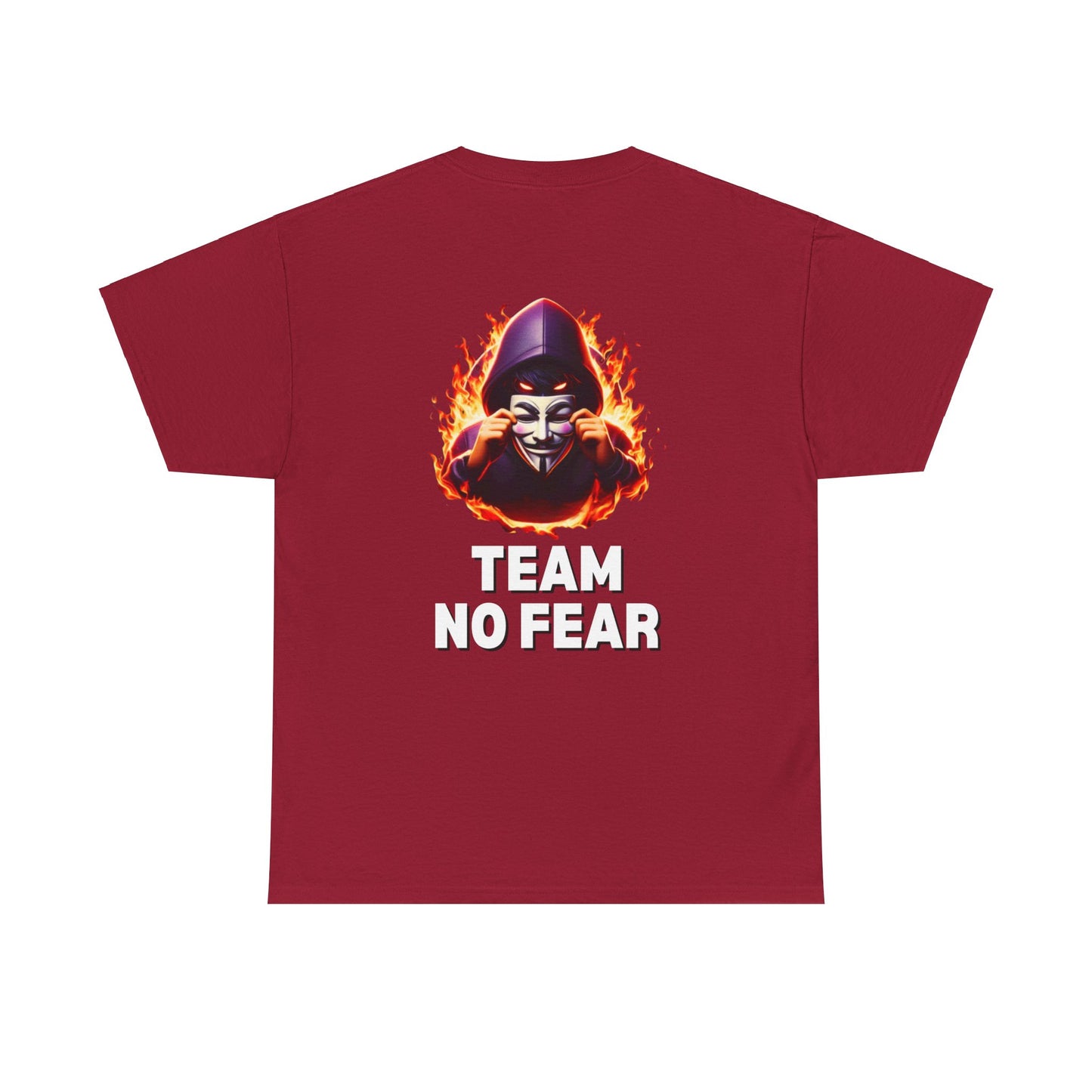 Two-Sided Graphic Team No Fear T-Shirt (Large Back Graphic)